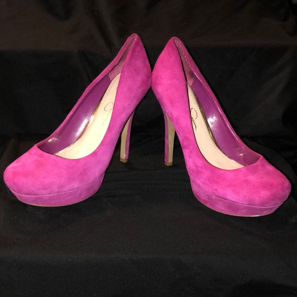 Jessica Simpson Round Toe Platform Pumps - Picture 4 of 5